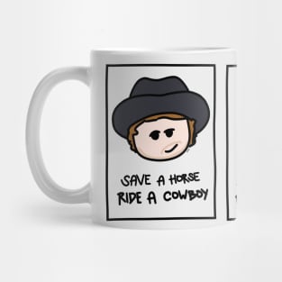 Cowboy and Airman Mug